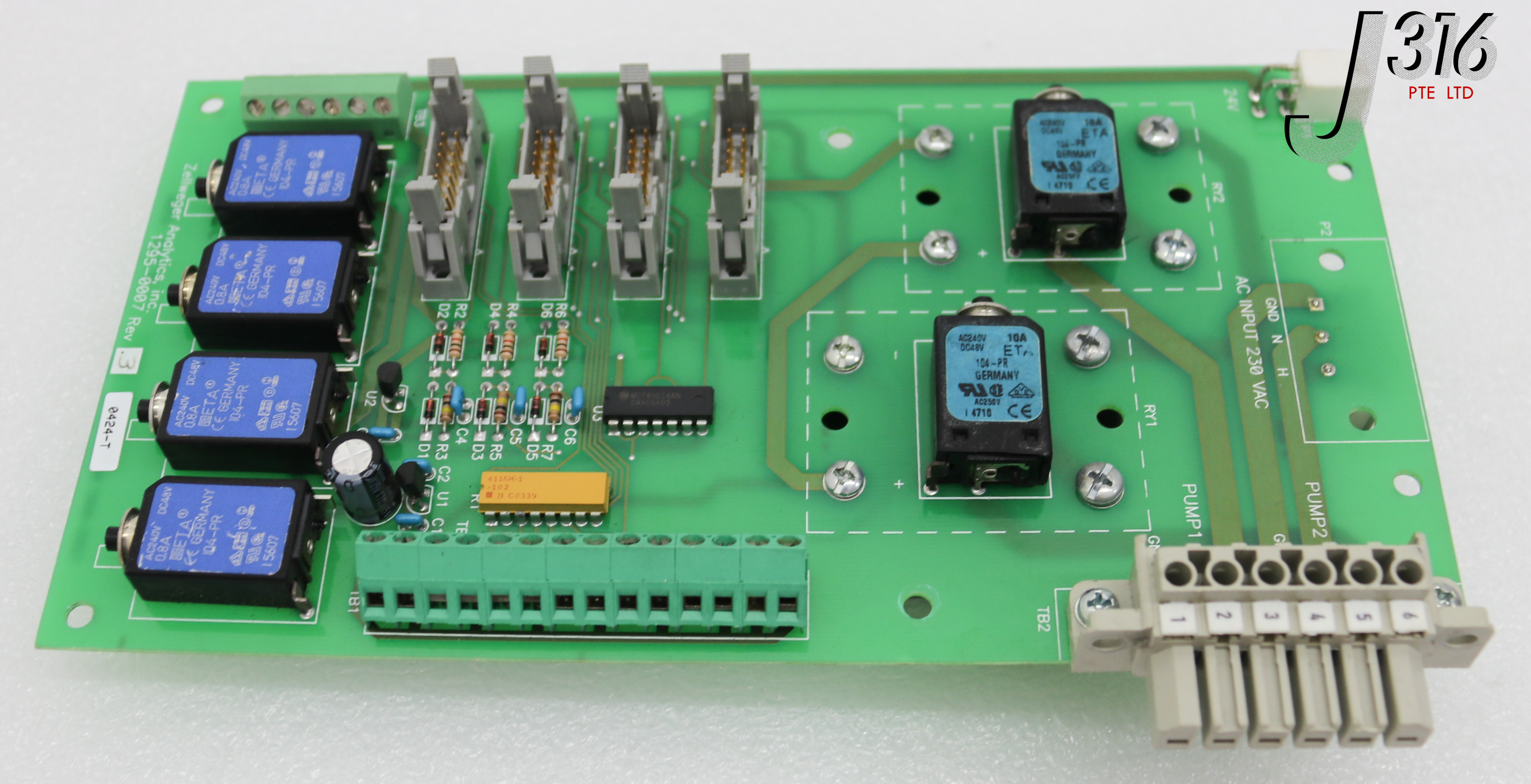 『ユウ』 34879 ZELLWEGER ANALYTICS PCB ASSY 1295-0007 | eBay
